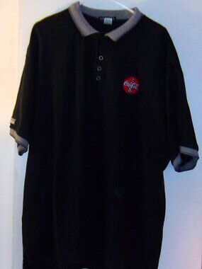 Fantastic Vintage NASCAR Coca-Cola  Polo Shirt - Size XXL